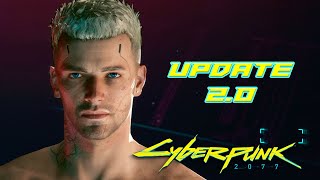 🌌CYBERPUNK 2077 MALE V CHARACTER CREATION UPDATE 20 [upl. by Elrahc]