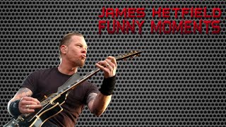 James Hetfield Funny Moments [upl. by Htnnek485]