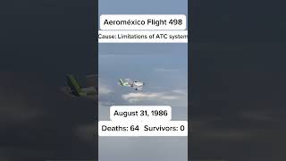 Aeroméxico Flight 498 Crash shorts planecrash [upl. by Dilly]