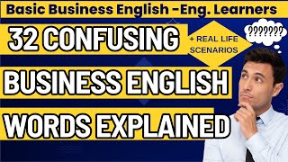 32 Confusing Business English Words Explained [upl. by Eimmak]