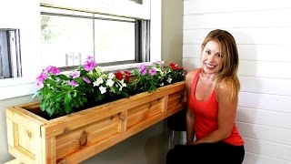 The 20 Window Planter Box  Easy DIY Project [upl. by Hayes362]