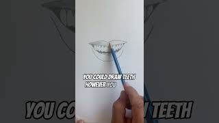 Stop Drawing Teeth Like This 🙅 shorts drawingtutorial drawingtips howtodraw [upl. by Khosrow]