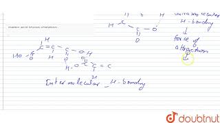 Maleic acid is stronger than fumaric acid because [upl. by Adnuhsor]