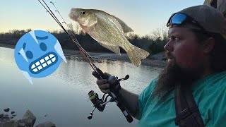 ICE FISHING for crappie [upl. by Ferwerda]