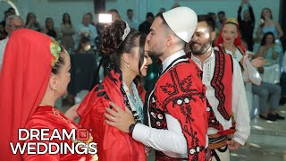 Albanian Weddings  Edona amp Xhavit  Dasma Shqiptare  DreamWeddings [upl. by Eelinej707]