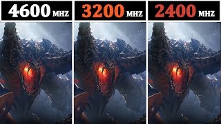 4600Mhz VS 3200Mhz VS 2400Mhz  Tested 13 Games [upl. by Piegari]