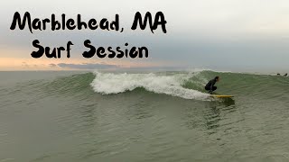 Surfing Session in Marblehead MA [upl. by Davie981]