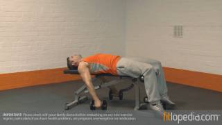 Lying Down Dumbbell Supination Curl [upl. by Ollayos]