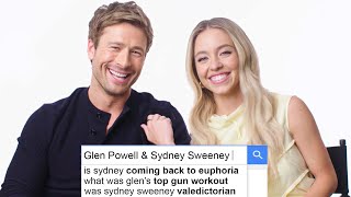 Sydney Sweeney and Glen Powell Answer the Webs Most Searched Questions  WIRED [upl. by Horten402]