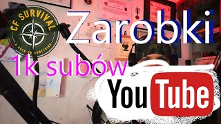 Oszałamiające zarobki na YT przy 1000 subskrybentów w 2024 [upl. by Donal828]