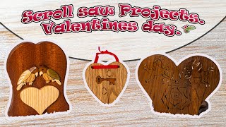 Scroll saw projects St Valentines Day gifts [upl. by Adelaja]