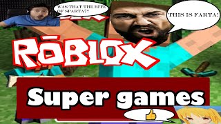 Playing some super games on ROBLOX [upl. by Niuqauj]