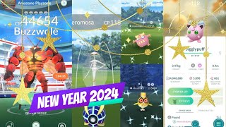 Pokémon Go New Years 2024 Event Live in Pokémon Go Live 🔴 [upl. by Kevan]