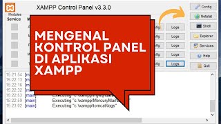 KONTROL PANEL DAN MENU PENTING DI APLIKASI XAMPP [upl. by Eulau714]