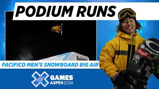 Pacifico Men’s Snowboard Big Air Top 3 Runs  X Games Aspen 2024 [upl. by Griffith751]