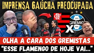 OLHA A CARA DE PREOCUPAÇÃO DOS GREMISTAS PENSANDO NO JOGO ENTRE FLAMENGO X GRÊMIO “A GENTE VAI…” [upl. by Erait]