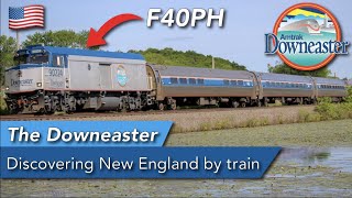 Amtrak Downeaster  Across New England with the mighty F40PH [upl. by Snook]