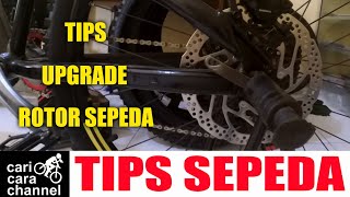 TIPS UPGRADE UKURAN ROTOR DISC BRAKE  REM CAKRAM [upl. by Lednek]