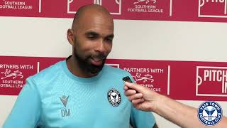 Darren Mullings Post Match Interview  Tiverton Town H [upl. by Esele]