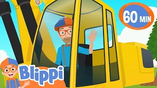 Excavator Song  BLIPPI  Educational Songs For Kids [upl. by Erreid]