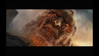 Attack On Titan Part 1 Clip Colossal Titan Appears [upl. by Kartis]