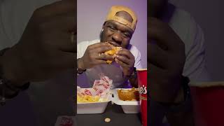 RAISING CANES ASMR  MUKBANG mukbang asmr food [upl. by Alohcin]