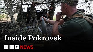 Ukraines vital eastern town Pokrovsk in Russian sights  BBC News [upl. by Burnsed]