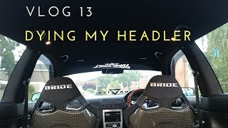 Dying My Headliner Black  PT01  Vlog 13 [upl. by Aliehs]