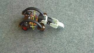 A crawling robot learning a forward walking policy on a carpet [upl. by Petrie]