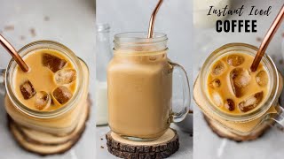 HOW TO MAKE ICED COFFEE QUICK AND EASY RECIPE [upl. by Eradis]