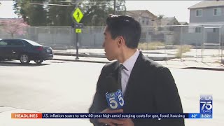 KTLA live shot on hitandrun interrupted by car wreck [upl. by Tabbitha]