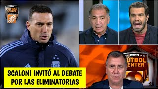 ESTALLÓ SCALONI Eliminatorias de Conmebol son las más difíciles del mundo ¿Y UEFA  Futbol Center [upl. by Bruell310]