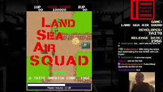 Push To Reject  Land Sea Air Squad 1986 Taito [upl. by Halac878]