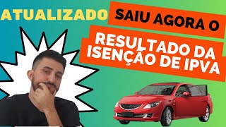 IPVA COMO CONSULTAR NO SIVEI O RESULTADO DO PEDIDO DE ISENÇÃO DE IPVA PARA PCD AUTISTA [upl. by Ecinnaj]