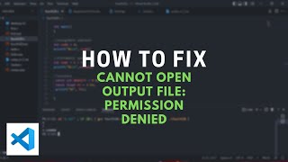 How to fix Cannot open output file Permission denied collect2exe error ld returned 1 exit status [upl. by Cony]