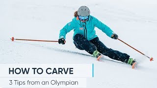 HOW TO CARVE  Ski better with these 3 TIPS [upl. by Petta]