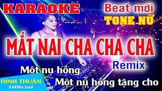 Mắt Nai Cha Cha Cha Karaoke Remix Tone Nữ 1 Dj Cực hay 2021 [upl. by Sungam]