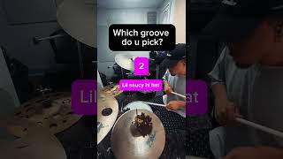 Which one do u pick Leave it in the comments 🙌🏽🙌🏽 drums cover music [upl. by Suelo]