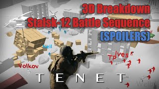 TENET  Stalsk12 Battle Sequence  3D Breakdown [upl. by Nnylrac]