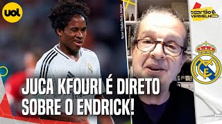 JUCA KFOURI SE ENCANTA COM GOL DE ENDRICK ESSE MENINO NASCEU VIRADO PARA A LUA [upl. by Oneal979]