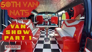 50th Van Nationals  Huge Custom Van Show Part 1 Sterling CO USA [upl. by Oos]