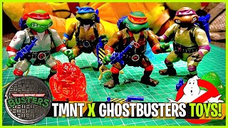 Ghostbusters cross streams with Teenage Mutant Ninja Turtles in new custom toyline [upl. by Aramoy]