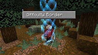 Minecraft But Every Advancement Expands The Border [upl. by Oirobil]