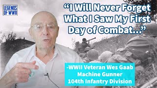 WWII Veteran Talks About Unforgettable First Experience in Combat Against the Germans [upl. by Yllah]