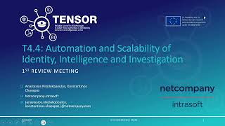 TENSOR EU Project  Automation and Scalability of Identity Intelligence and Investigation  INTRA [upl. by Erb]