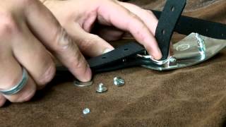 How to Change the Buckle on your Belt Rivet Belts [upl. by Gonsalve]