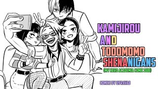 KamiJirou and TodoMomo Shenanigans My Hero Academia Comic Dub ft xXIcySparksXx [upl. by Eimile]