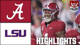 Alabama Crimson Tide vs LSU Tigers  Full Game Highlights  ESPN College Football [upl. by Ailegnave]