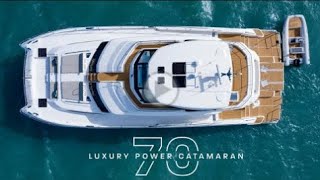 Aquila 70 Luxury Power Catamaran A Yacht Built for Exploring Your World [upl. by Naginarb]