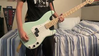 WhirrLeave Bass cover ACCURATE NOTES [upl. by Odnalro353]